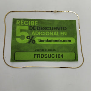 GARGANTILLA ORO 14 K 2,50 GRMS (SEMINUEVO)