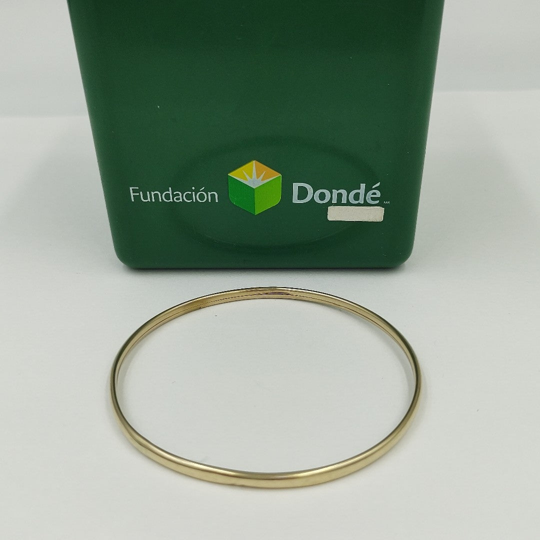PULSERA RIGIDA ORO 10 K 3.4 GRMS (SEMINUEVO)