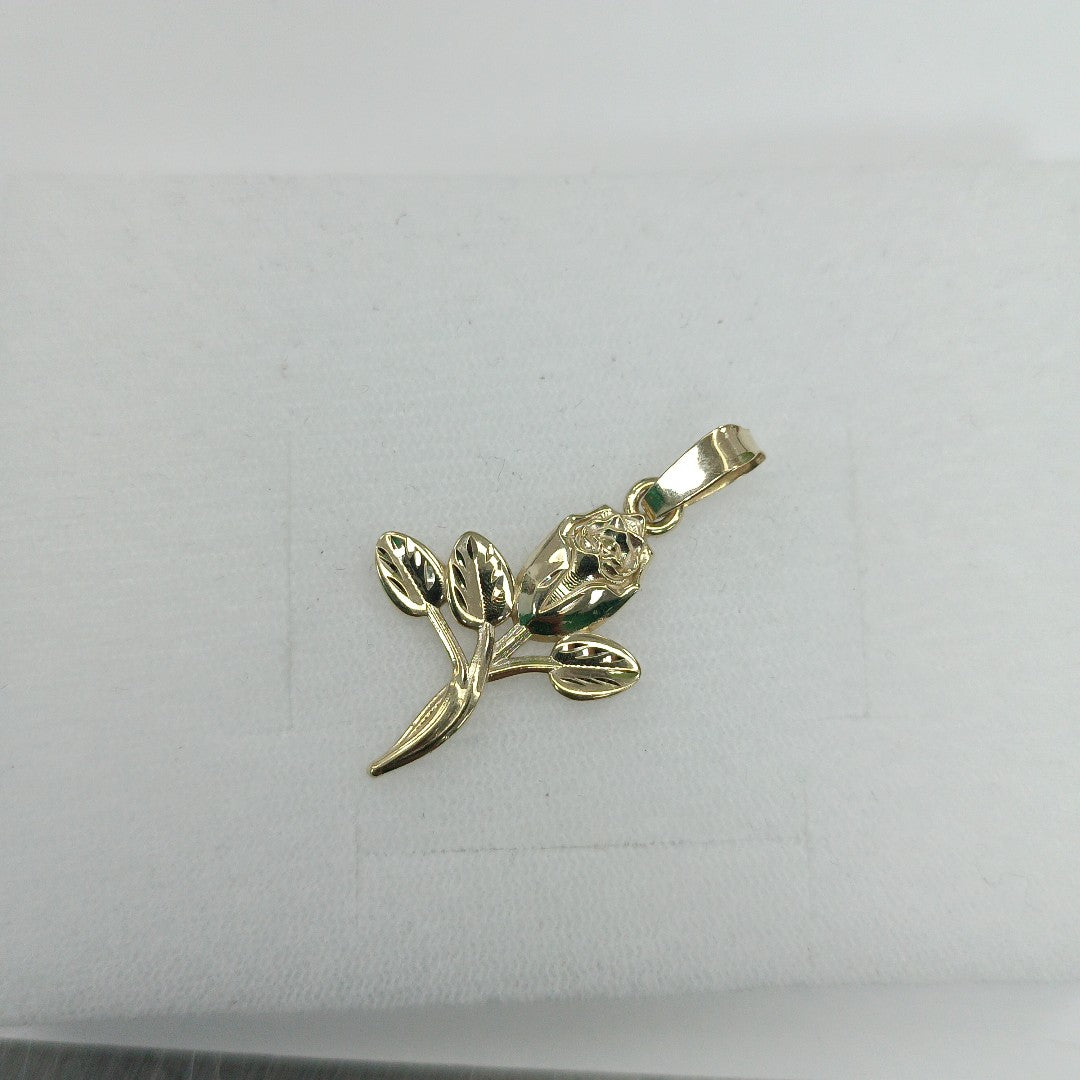 DIJE ROSA 10K 1.4 GR (NUEVO)