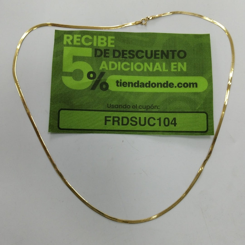 GARGANTILLA ORO 14 K 3,50 GRMS (SEMINUEVO)
