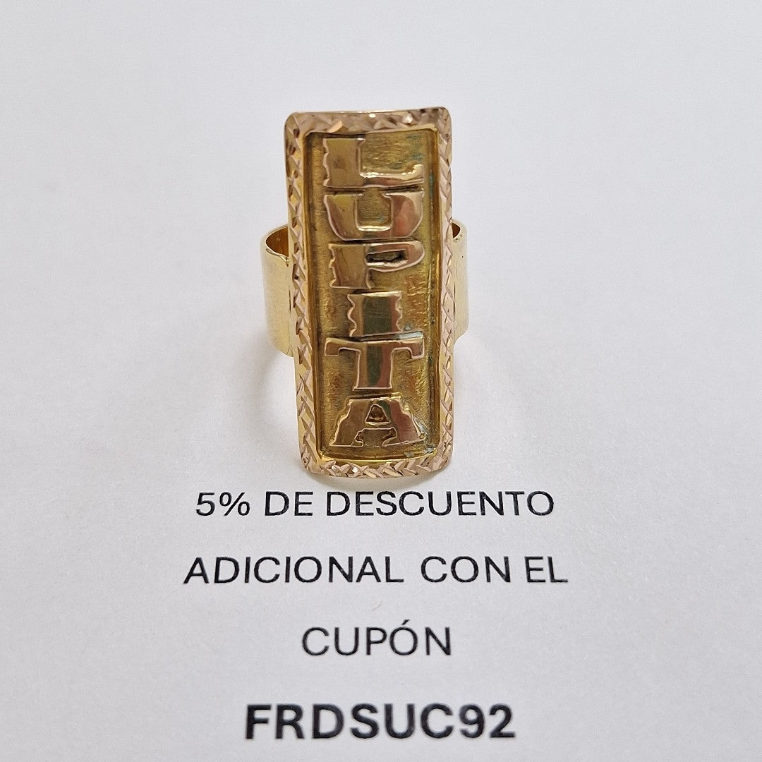 ANILLO ORO 10 K 5,00 GRMS (SEMINUEVO)