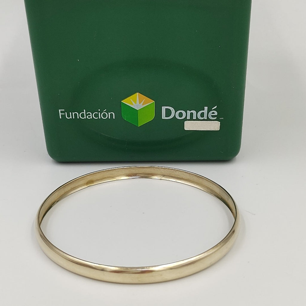 PULSERA RIGIDA ORO 10 K 9 GRMS (SEMINUEVO)