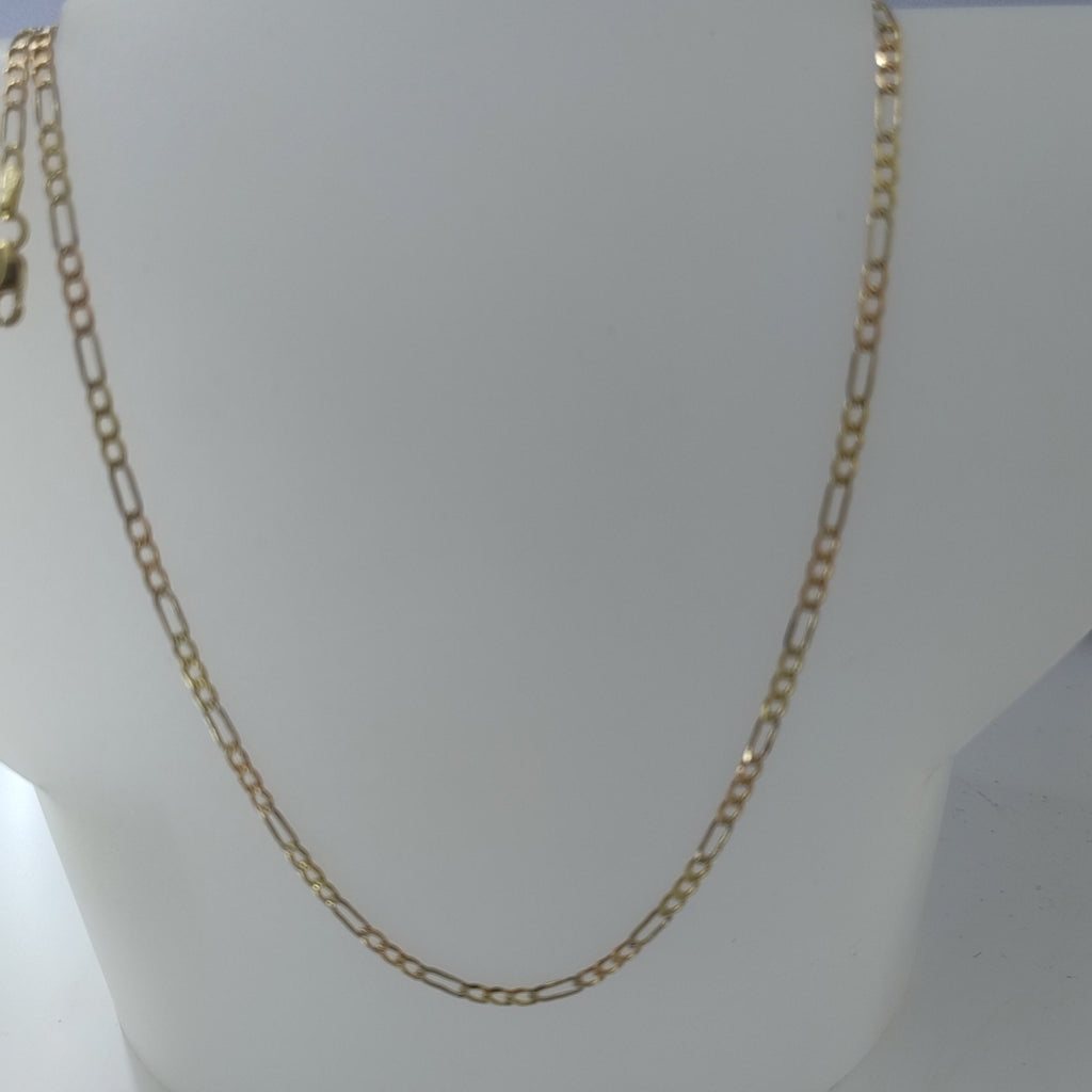 CADENA ORO COMBINADO 14 K 5,00 GRMS (SEMINUEVO)