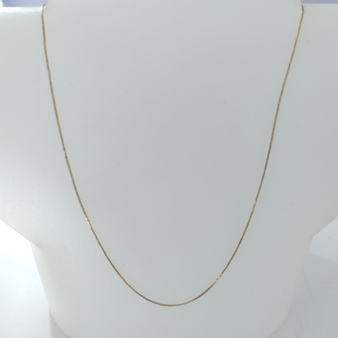 CADENA ORO 14 K 0,80 GRMS (SEMINUEVO)