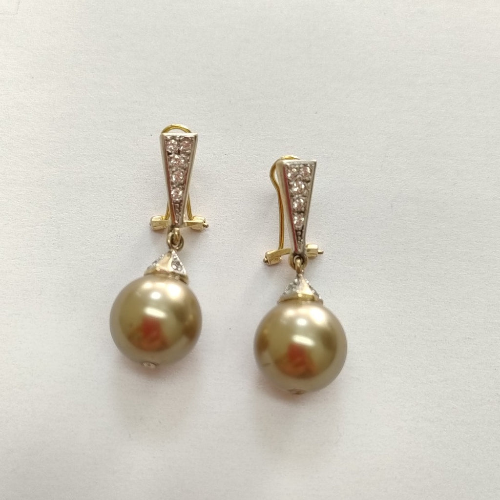ARETES PAR ORO 10 K 8.4 GRMS (SEMINUEVO)