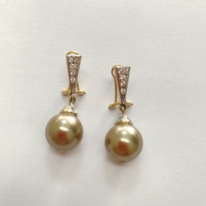 ARETES PAR ORO 10 K 8.4 GRMS (SEMINUEVO)