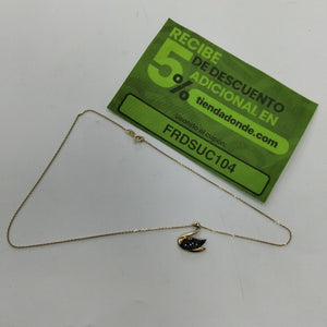 DIJE,GARGANTILLA ORO 14 K 2,90 GRMS (SEMINUEVO)