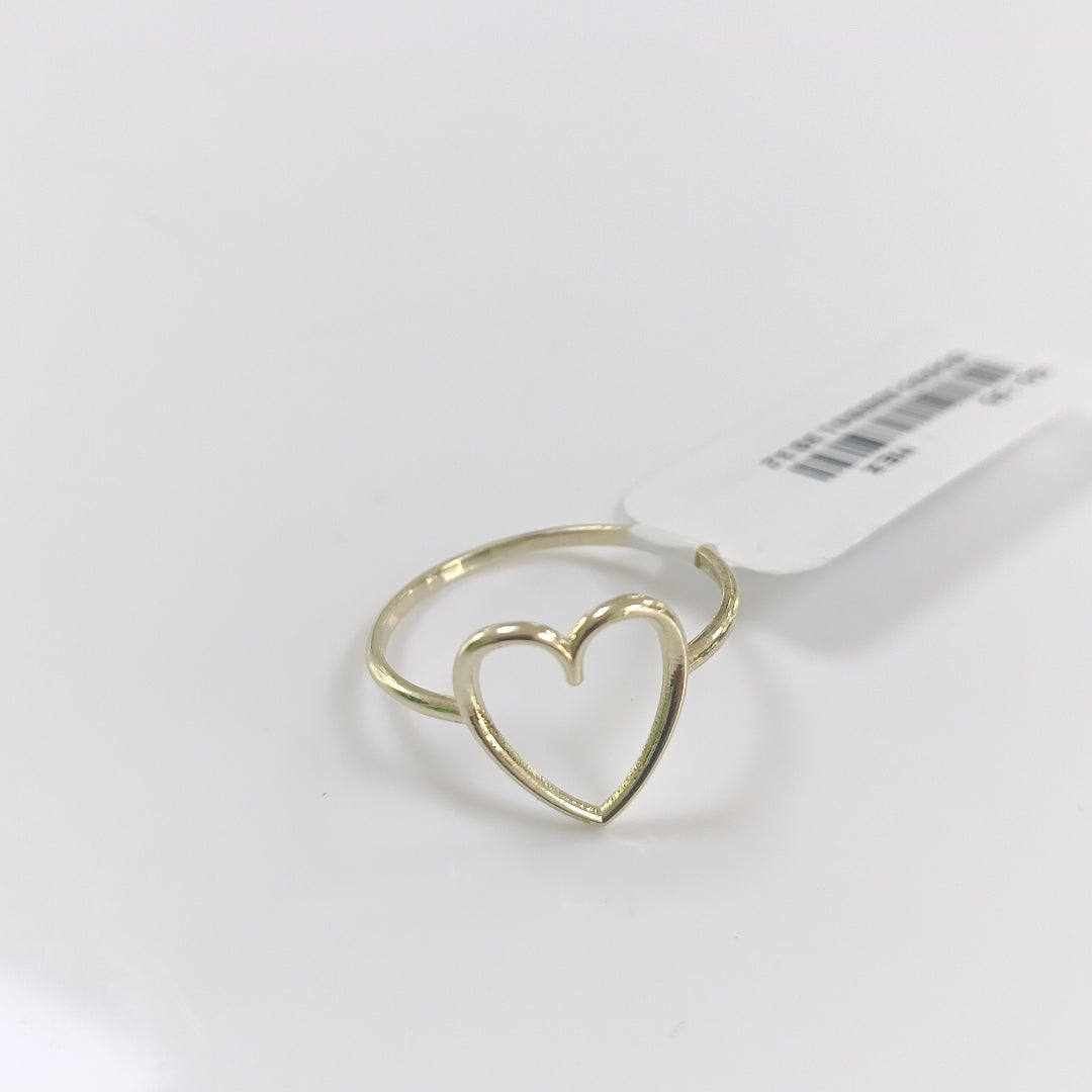 ANILLOS ANILLITO FIG CORAZON 10K TALLA 7 0.9 GR (NUEVO)