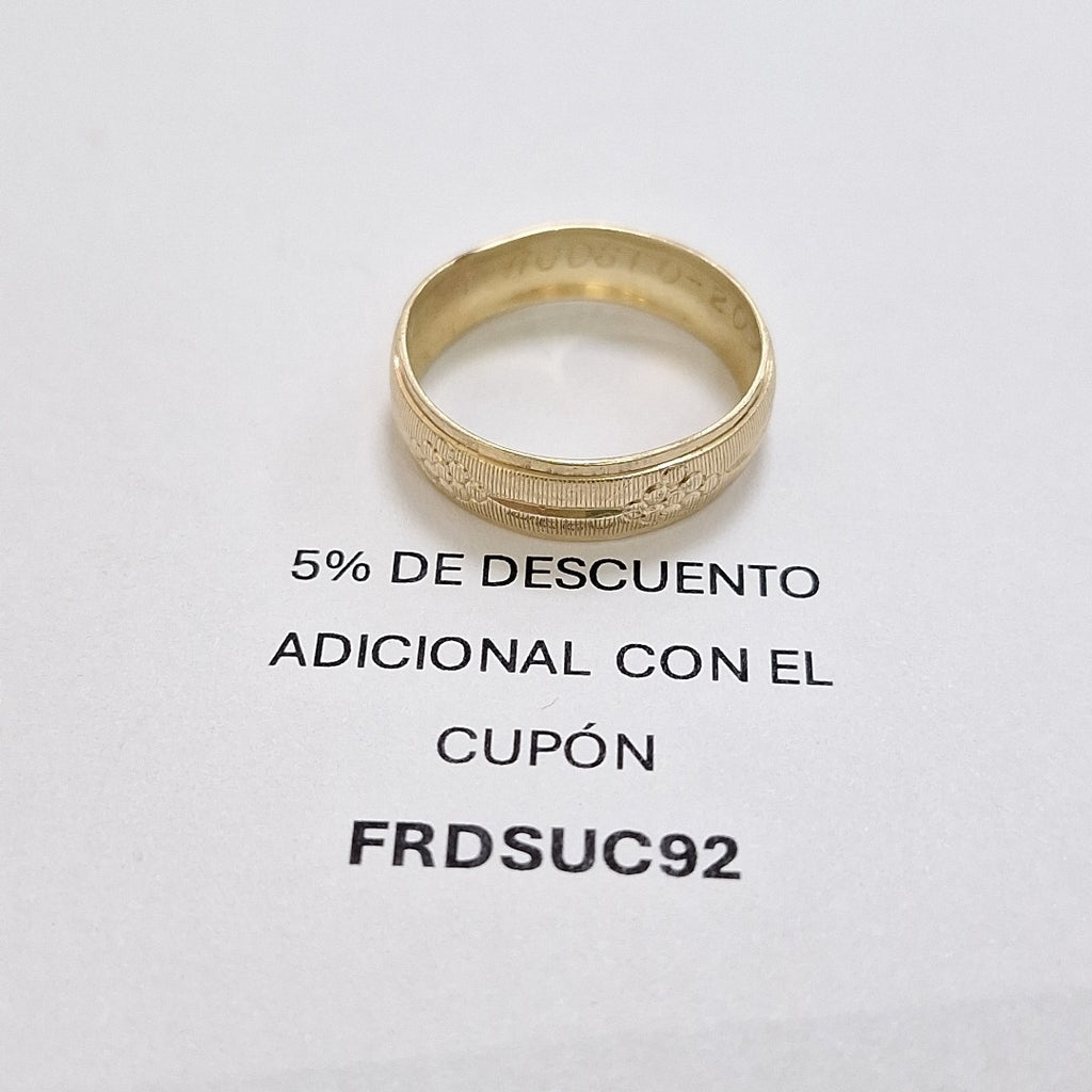 ARGOLLA ORO 10 K 1,80 GRMS (SEMINUEVO)