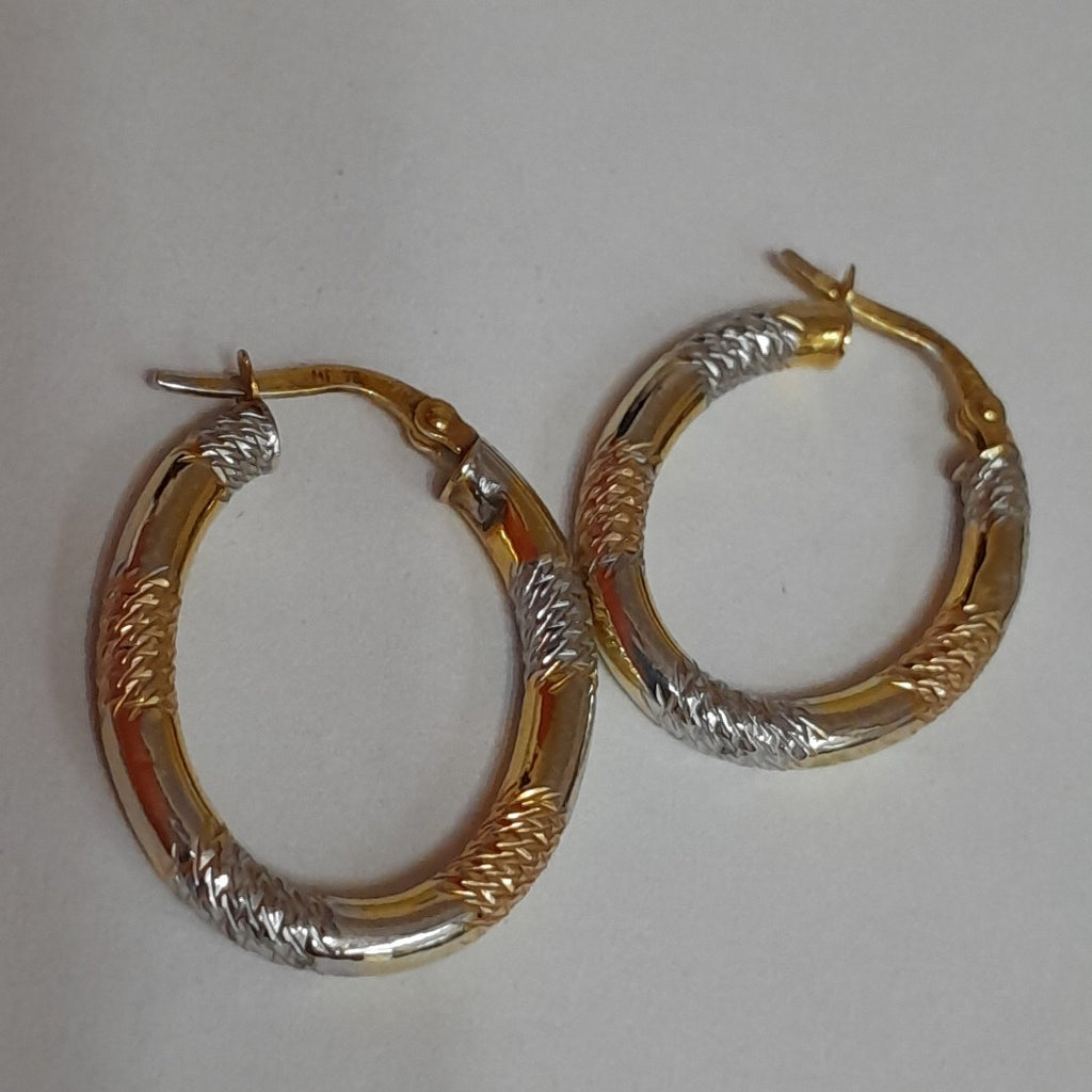 ARRACADAS PAR ORO 14 K 1,60 GRMS (SEMINUEVO)