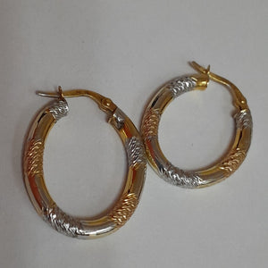ARRACADAS PAR ORO 14 K 1,60 GRMS (SEMINUEVO)