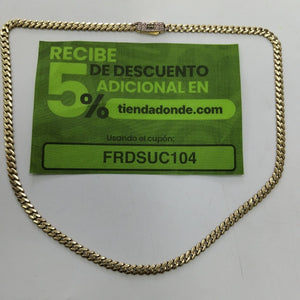 CADENA ORO 10 K 12,40 GRMS (SEMINUEVO)