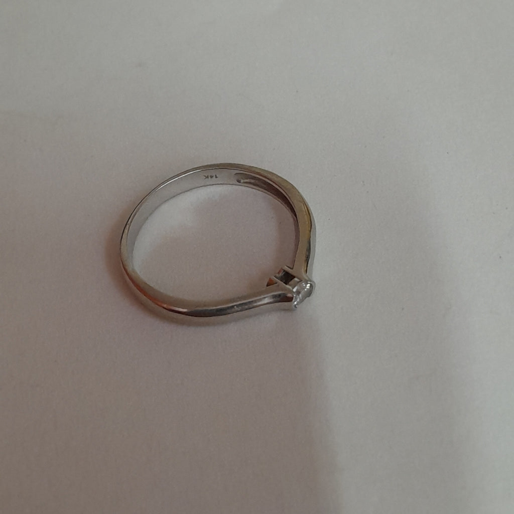 ANILLITO ORO BLANCO 14 K 2,20 GRMS (SEMINUEVO)