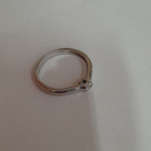 ANILLITO ORO BLANCO 14 K 2,20 GRMS (SEMINUEVO)