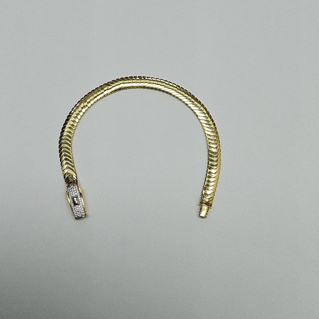 PULSERA MONACO ORO 10K 5.9 (NUEVO)