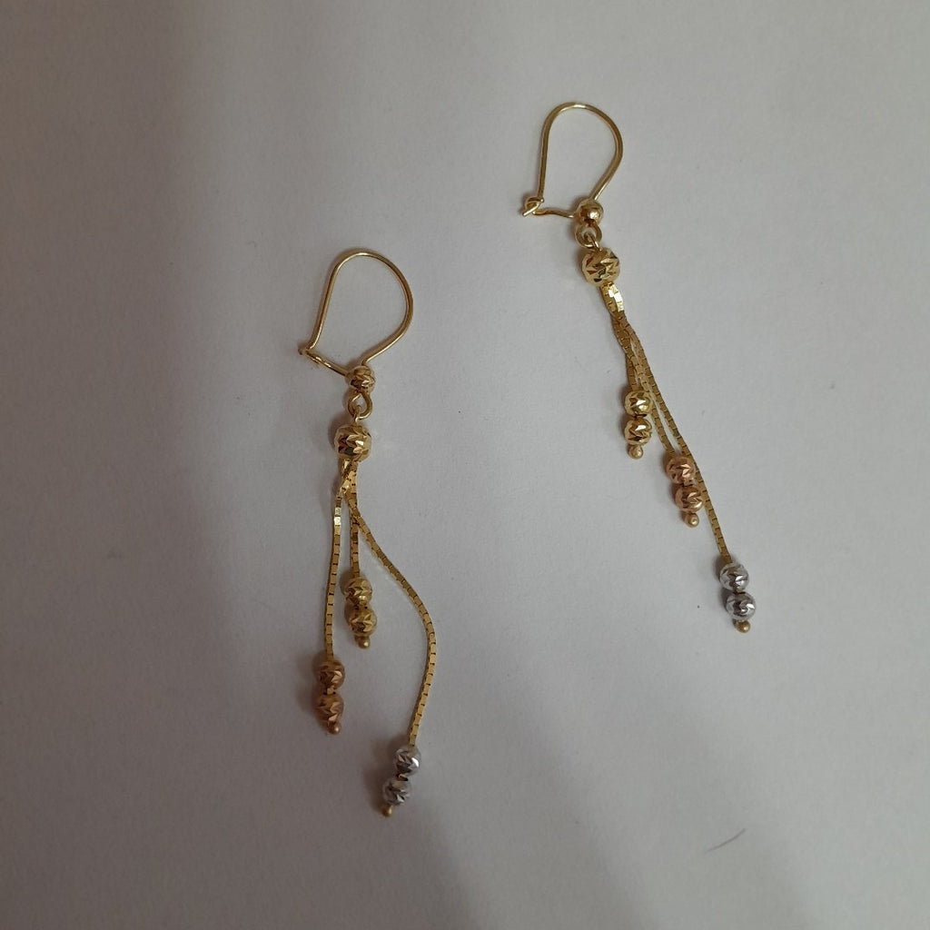 ARETES PAR ORO 14 K 2,50 GRMS (SEMINUEVO)