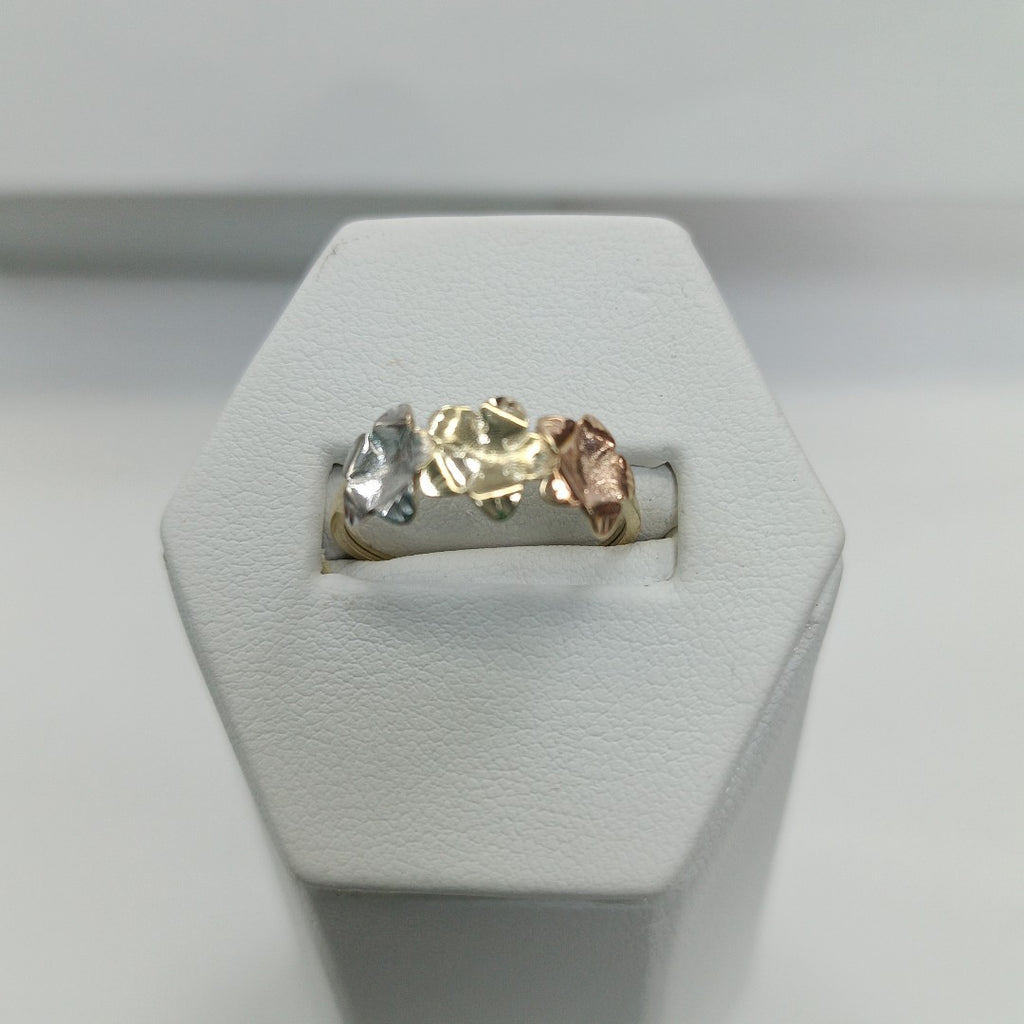 ANILLOS ANILLITO FIG FLORES 10K TALLA 8 1.3 GR (NUEVO)