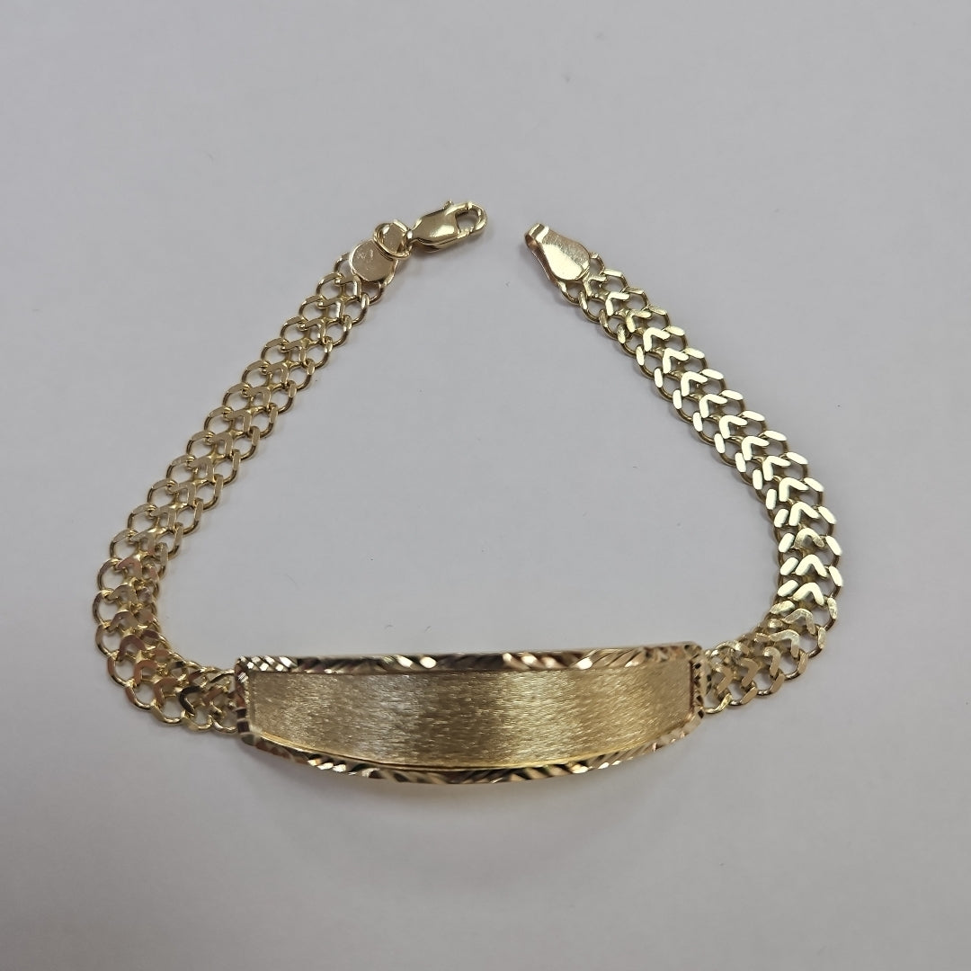 PULSERA ESCLAVA CHINO 14K 21 CM 9.8 GR (NUEVO)