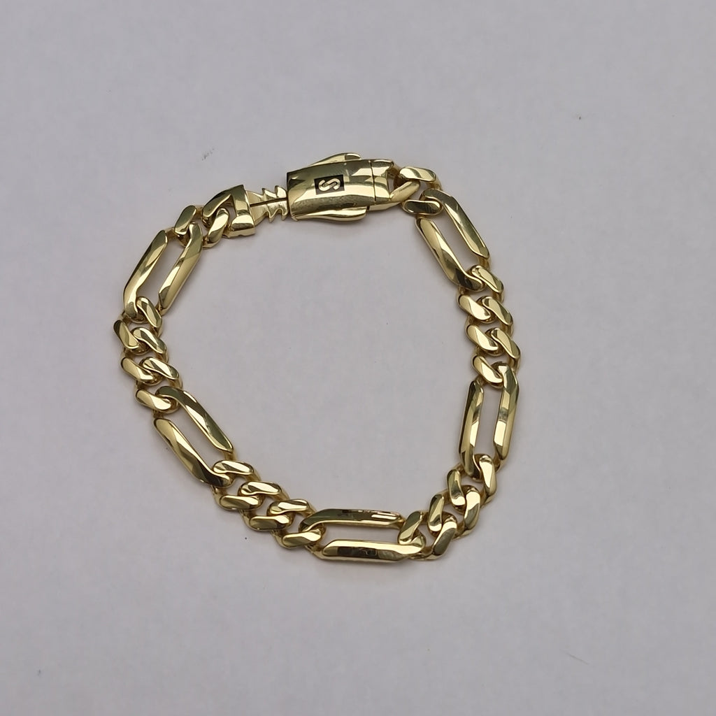 PULSERA MONACO ORO 14K 8.9 (NUEVO)