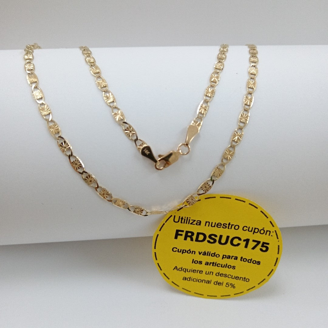 CADENAS GUCHI ORO 14K 55 CM 7.1 GR (NUEVO)
