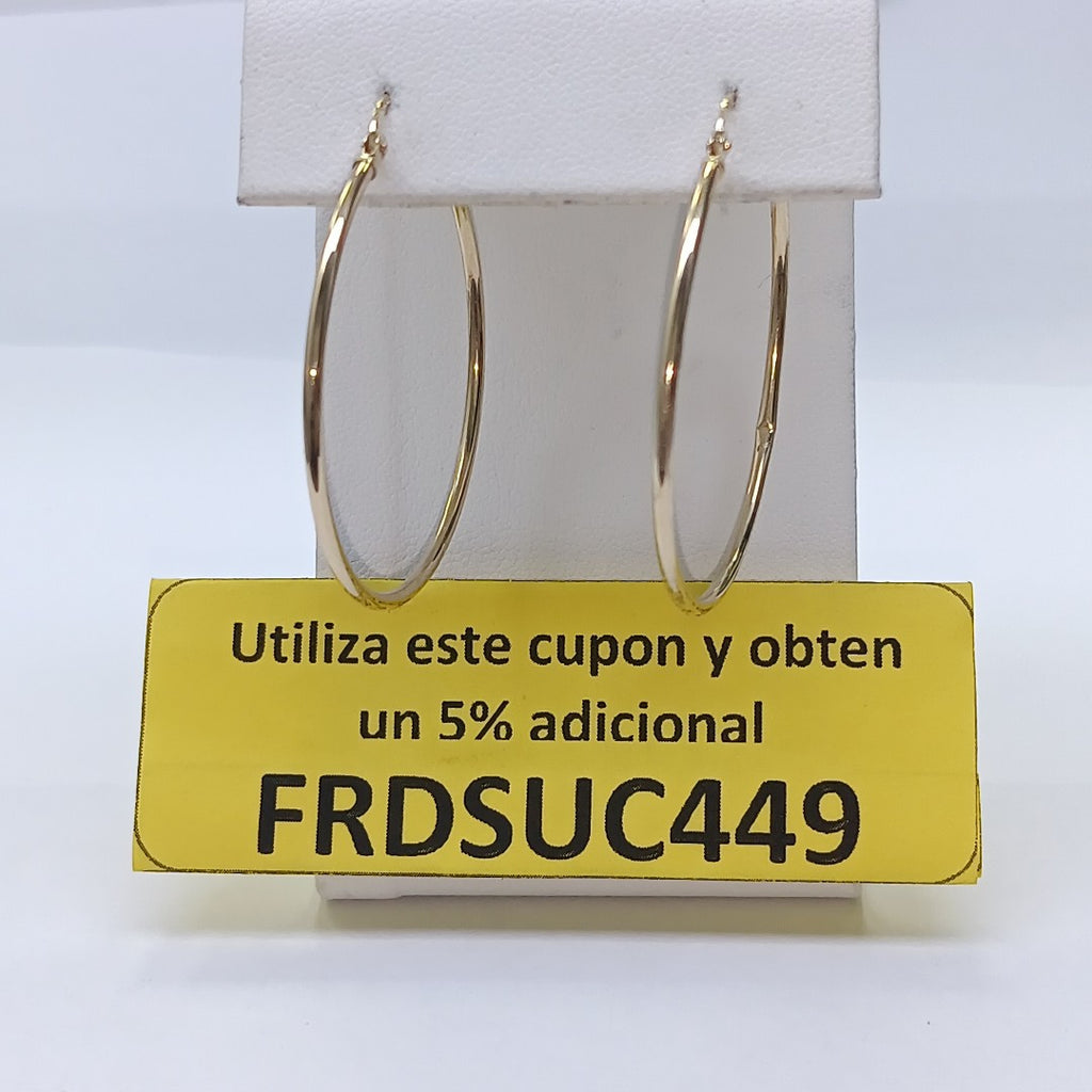 ARRACADAS ORO 14K 1.4 (NUEVO)