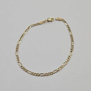 PULSERA TEJIDO 3X1 14K 18 CM 2 GR (NUEVO)