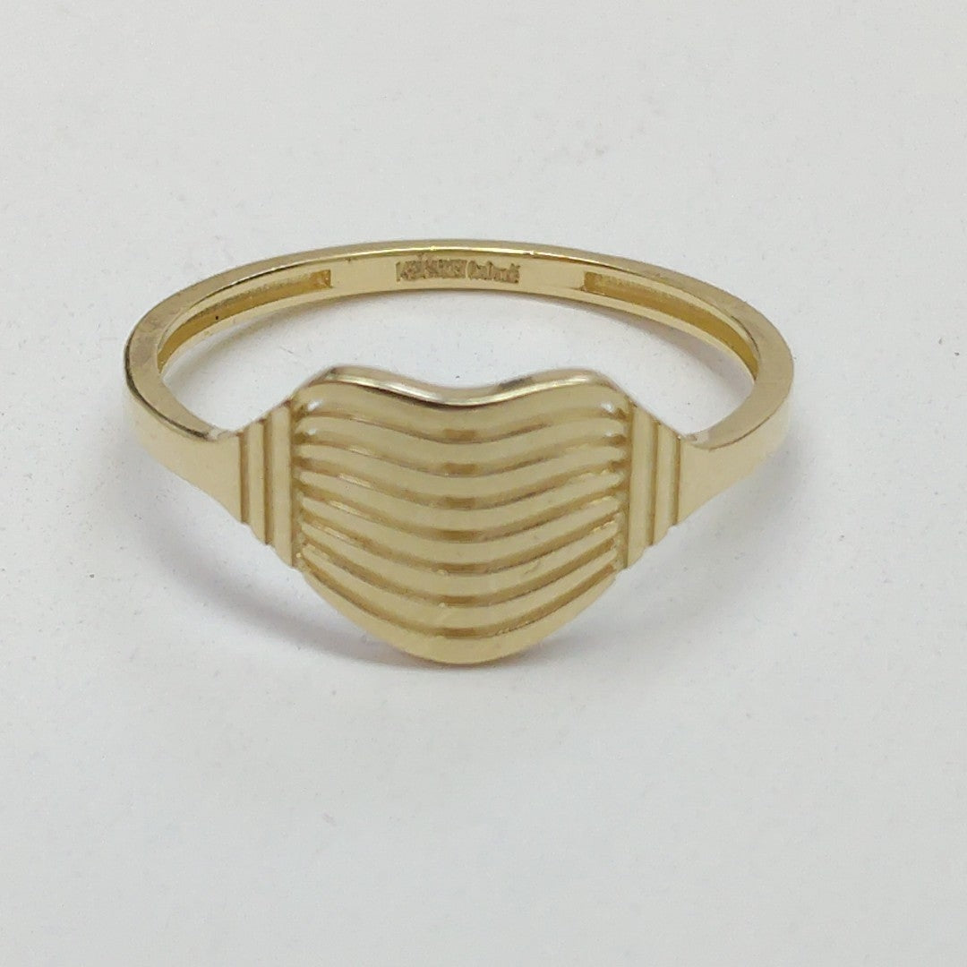 ANILLOS CORAZON 14K TALLA 8 1.8 GR (NUEVO)
