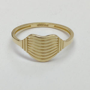 ANILLOS CORAZON 14K TALLA 8 1.8 GR (NUEVO)