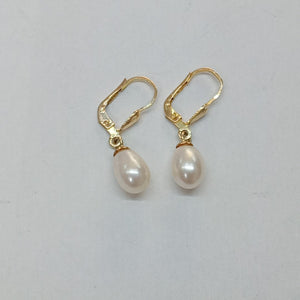 ARETES C PERLAS SINTETICAS 10K 2.4 GR (NUEVO)