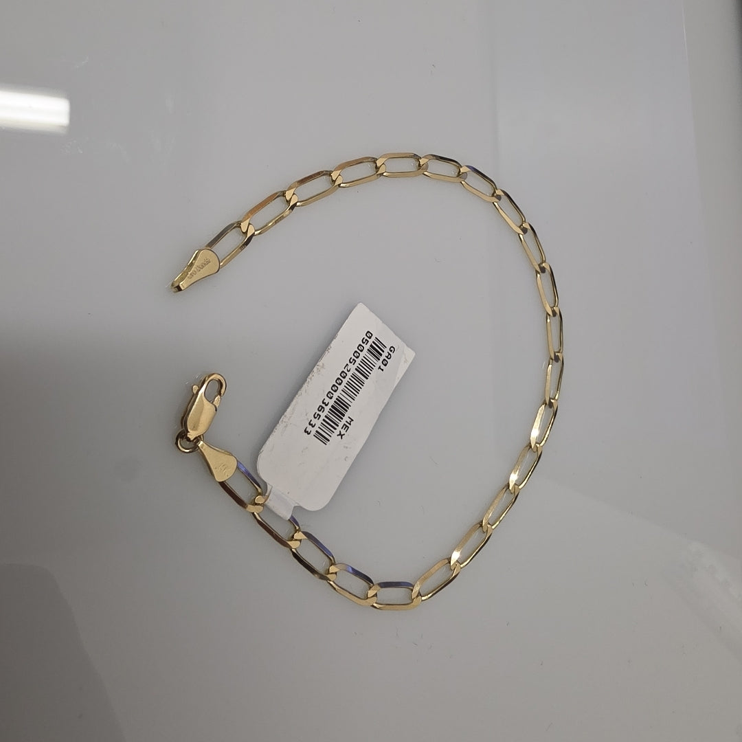 PULSERA ESLABON 14K 21 CM 4.2 GR (NUEVO)