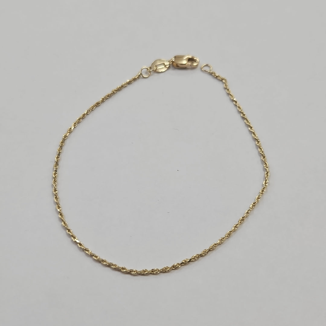 PULSERA TORZAL 14K 18 CM 1.3 GR (NUEVO)