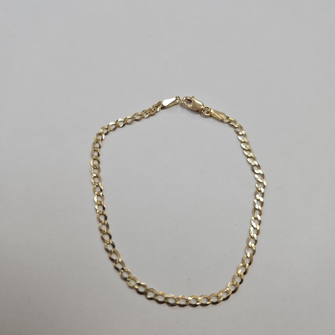 PULSERA BARBADA 14K 18 CM 1.8 GR (NUEVO)