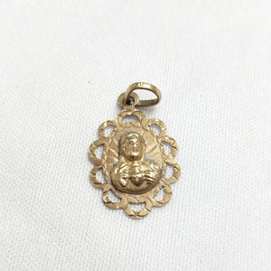 MEDALLA RELIGIOSA ORO 10 K 1.6 GRMS (SEMINUEVO)