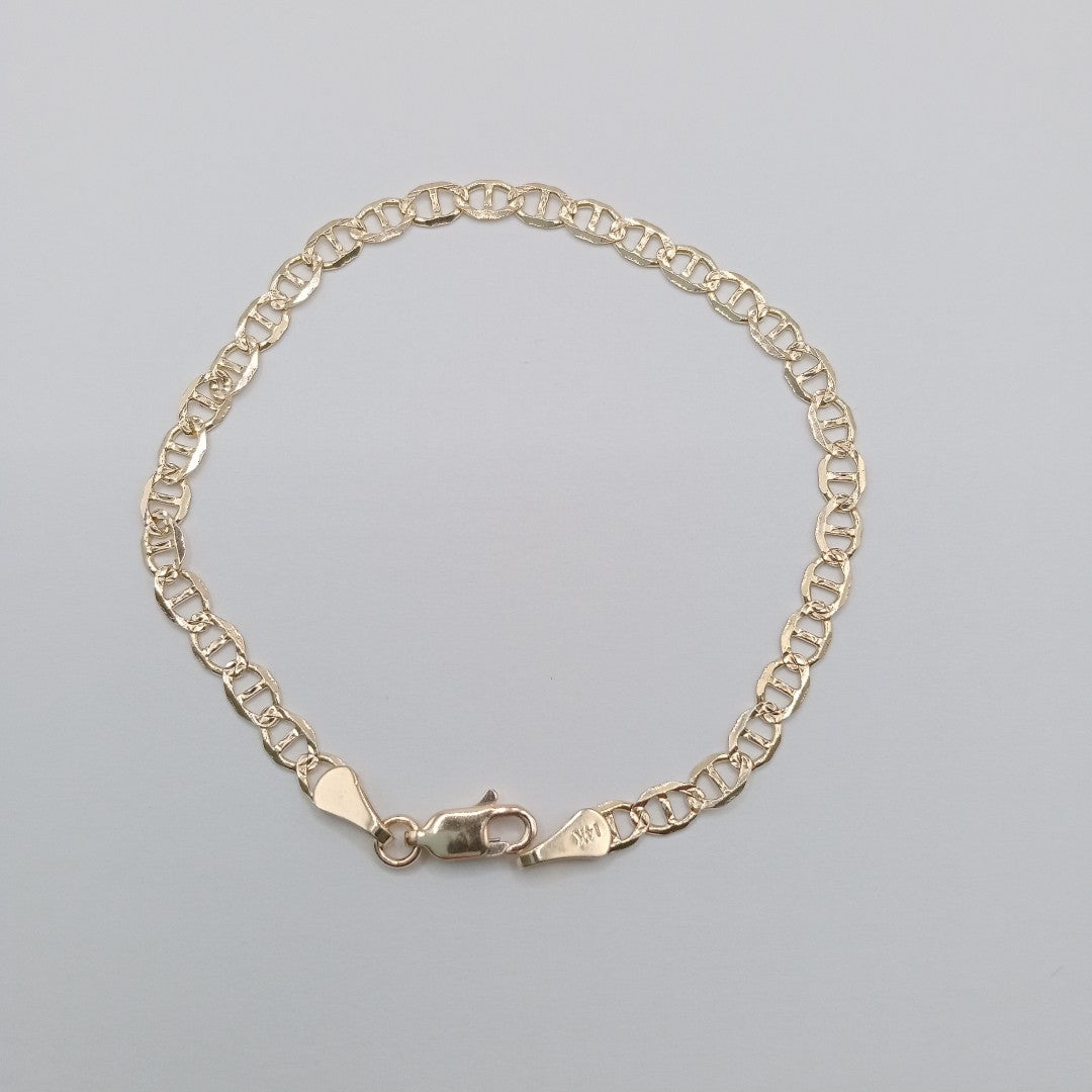PULSERA GUCHI 14K 18 CM 3.3 GR (NUEVO)