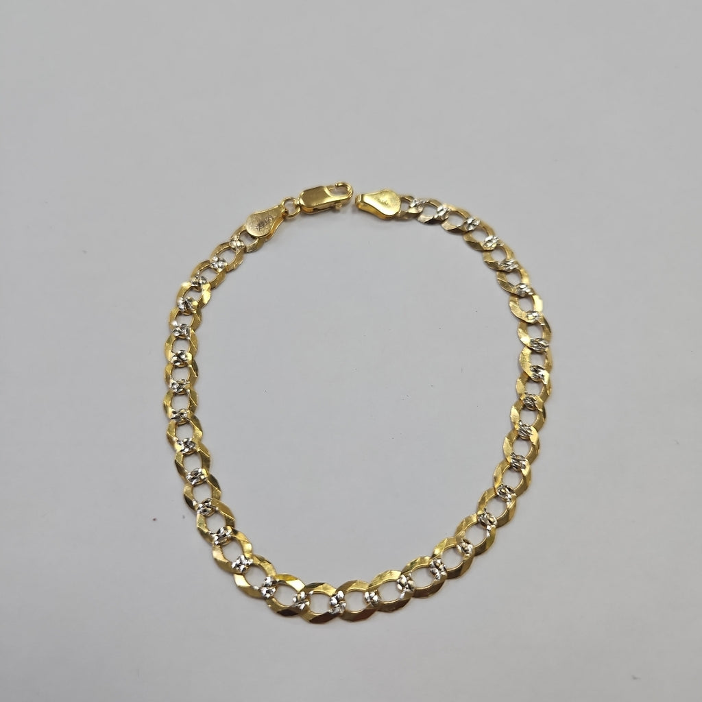 PULSERA BARBADA 14K 21 CM 6.2 GR (NUEVO)