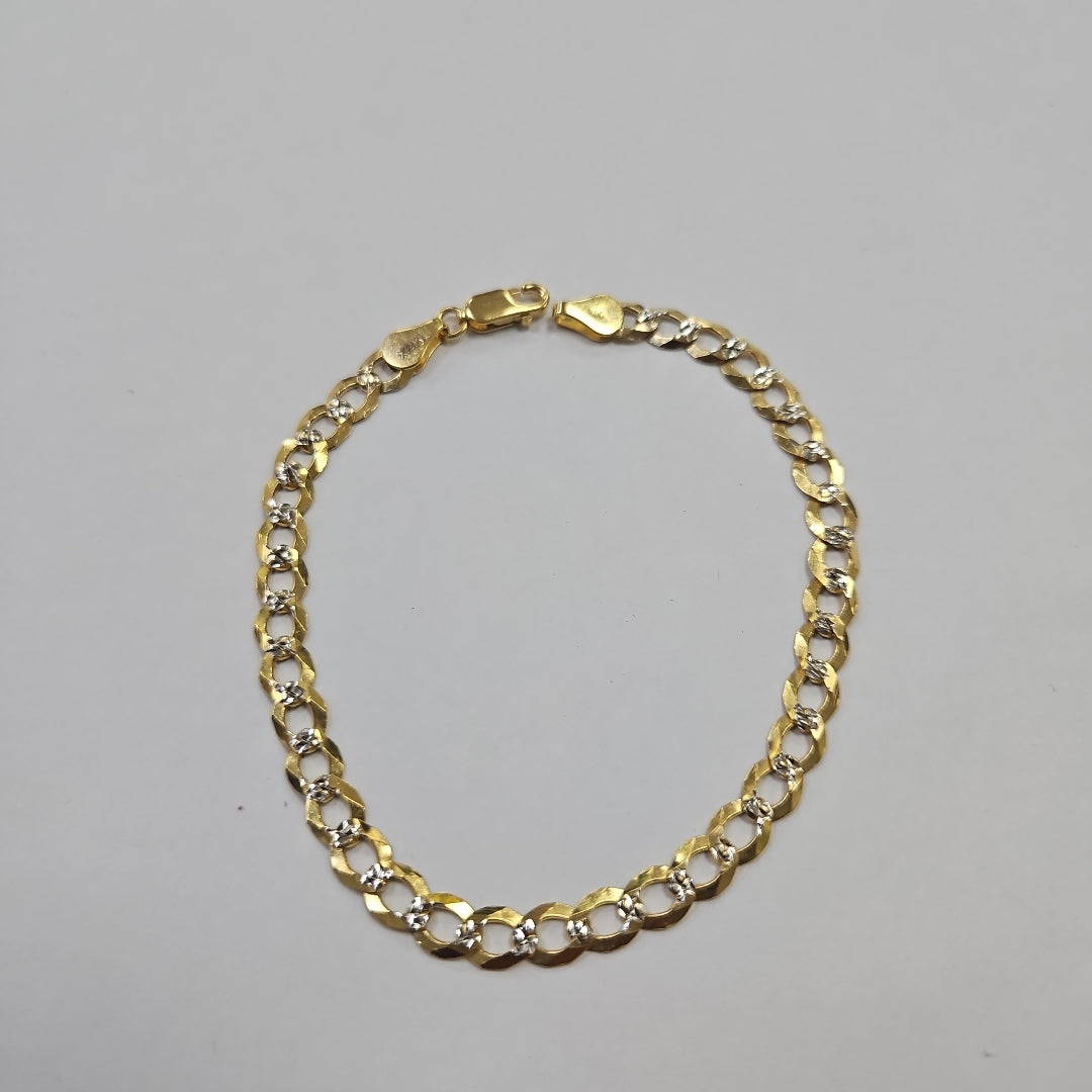 PULSERA BARBADA 14K 21 CM 6.2 GR (NUEVO)