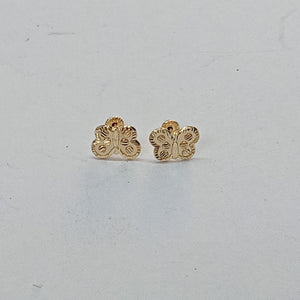 BROQUELES BROQUEL FIG MARIPOSA 14K 0.2668 GR (NUEVO)