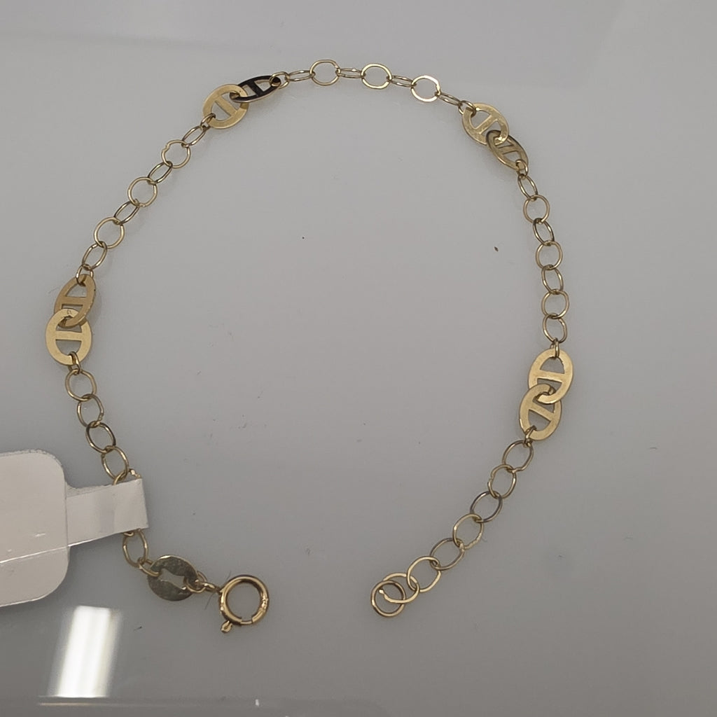 PULSERA ESPECIAL 14K 18 CM 1.5 GR (NUEVO)