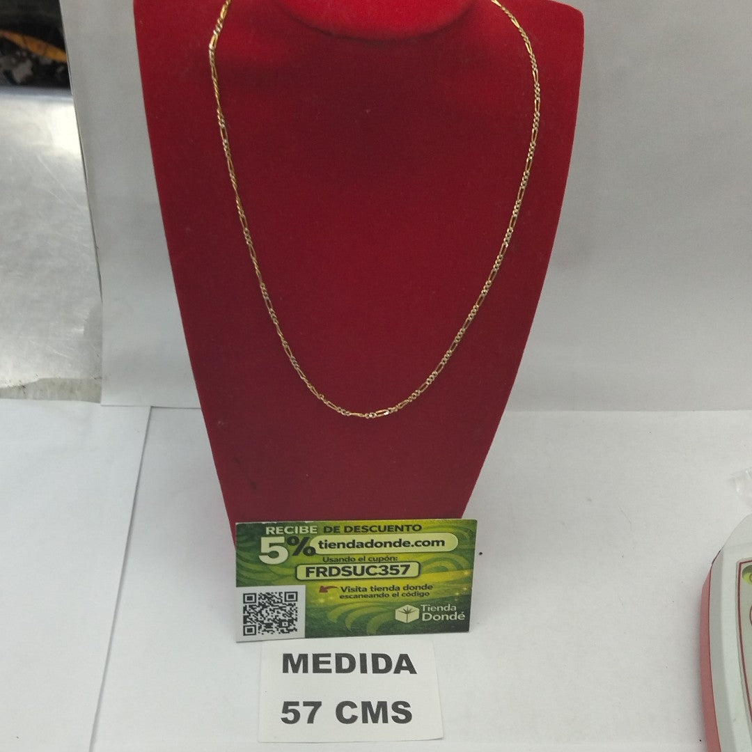 CADENA ORO 14 K 2.8 GRMS (SEMINUEVO)