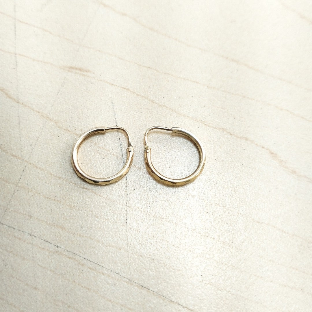 ARRACADAS PAR ORO 14 K 0,80 GRMS (SEMINUEVO)
