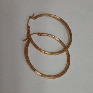 ARRACADAS PAR ORO 14 K 3,70 GRMS (SEMINUEVO)