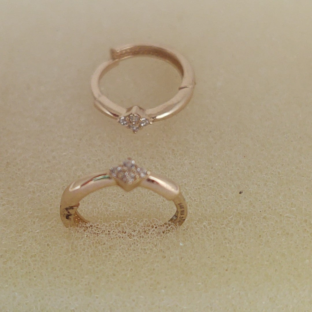HUGGIES ORO 14K 1.2 (NUEVO)