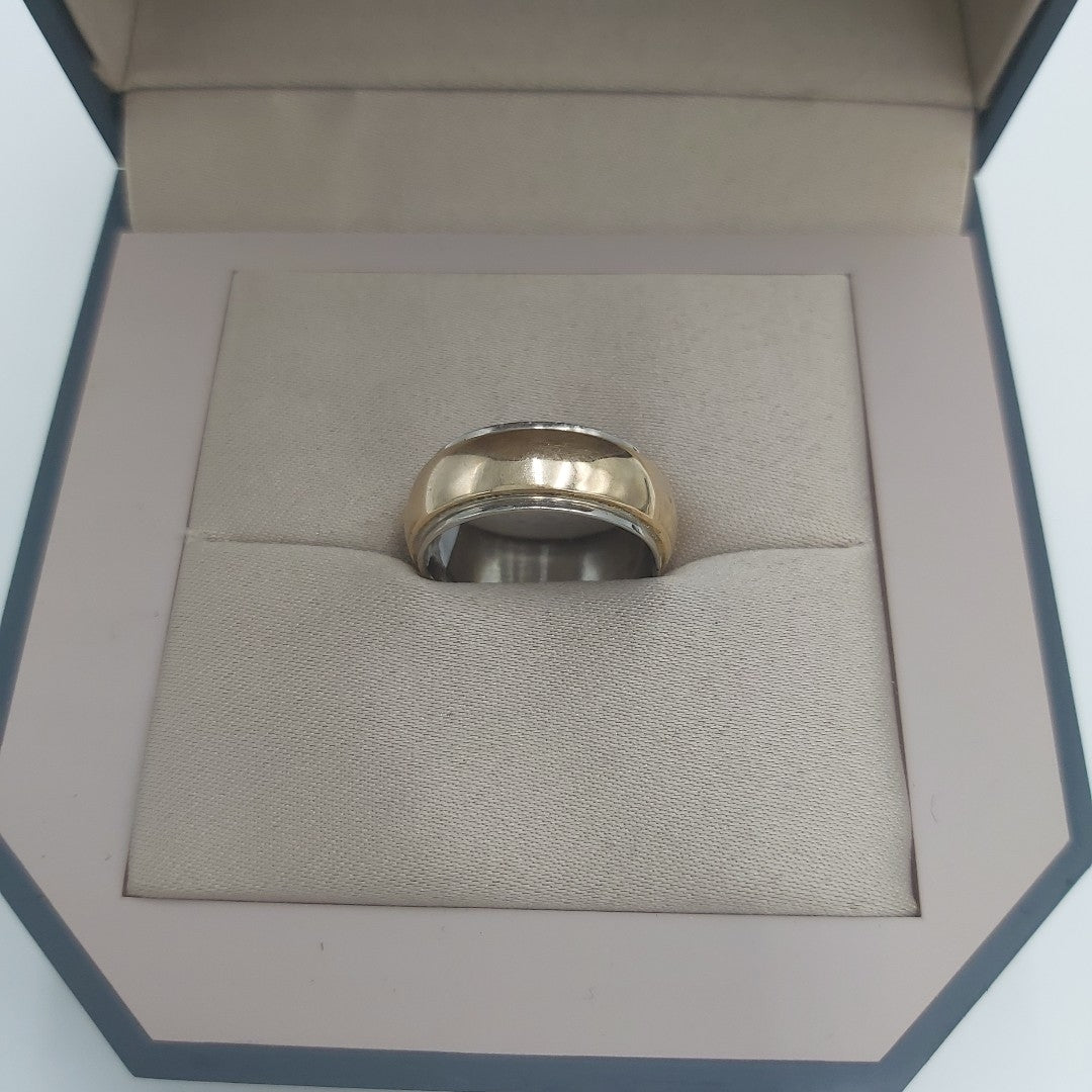 ARGOLLA ORO COMBINADO 14 K 6,70 GRMS (SEMINUEVO)