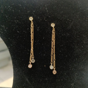 ARETES PAR ORO 14 K 1,70 GRMS (SEMINUEVO)