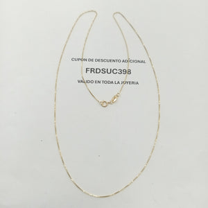 CADENA VENECIANO 14K 55 CM 1.7 GR (NUEVO)