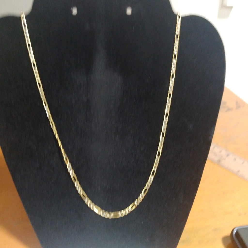 CADENA TEJIDO 3X1 9G 60 CM 14K (NUEVO)