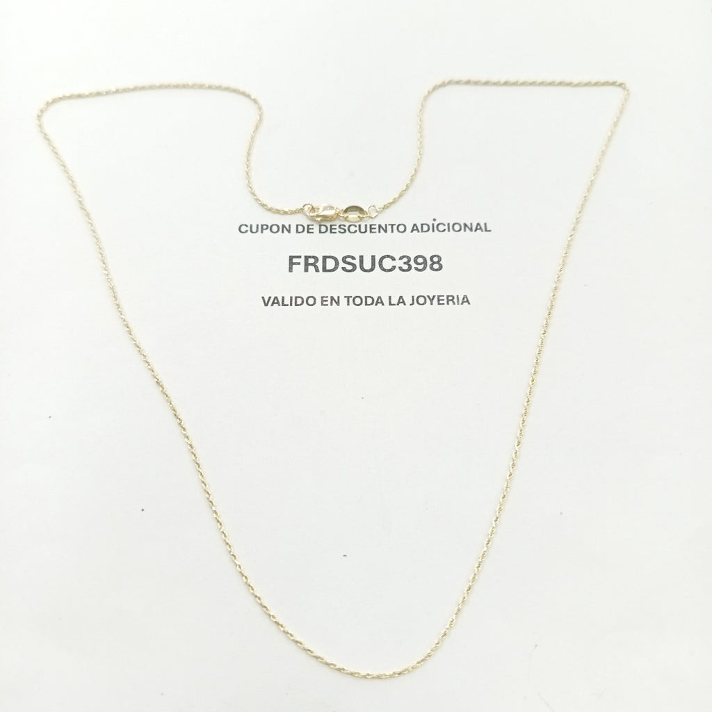 CADENA TORZAL 14K 55 CM 2.8 GR (NUEVO)