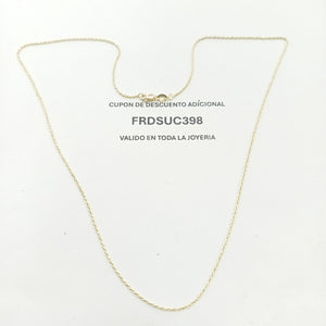 CADENA TORZAL 14K 55 CM 2.8 GR (NUEVO)