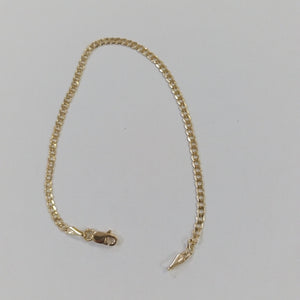 PULSERA BARBADA 14K 18 CM 2.1 GR (NUEVO)