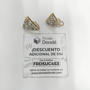 ARETES PAR ORO 10 K 5.7 GRMS (SEMINUEVO)